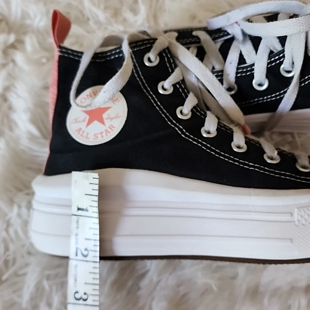 Converse All Star Black High-Top Sneakers with White Laces